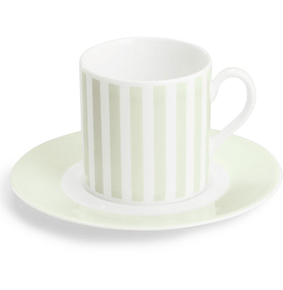Pastell - Set Espresso Cup & Saucer Khaki 3.4 fl oz | 0.1L | Dibbern | JANGEORGe Interiors & Furniture