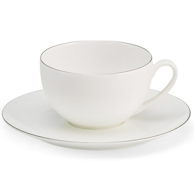 Platin Line - Set - Coffee Cup 6.8 fl oz | 0.2L & Saucer | Dibbern | JANGEORGe Interiors & Furniture