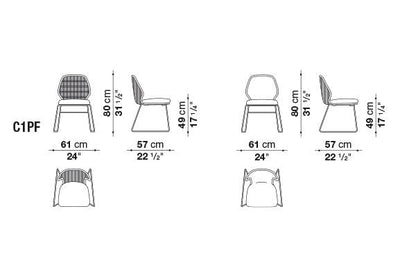 Crinoline Chair | B&B Italia | JANGEORGe Interior Design