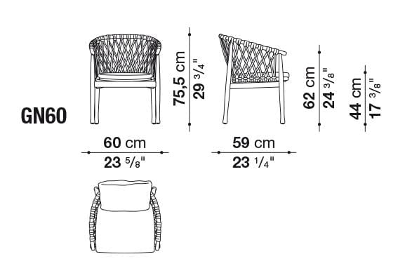 Ginestra Chair | B&B Italia | JANGEORGe Interior Design