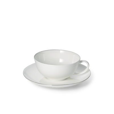 Platin Line - Set - Tea Cup 6.8 fl oz | 0.2L & Saucer | Dibbern | JANGEORGe Interior Design