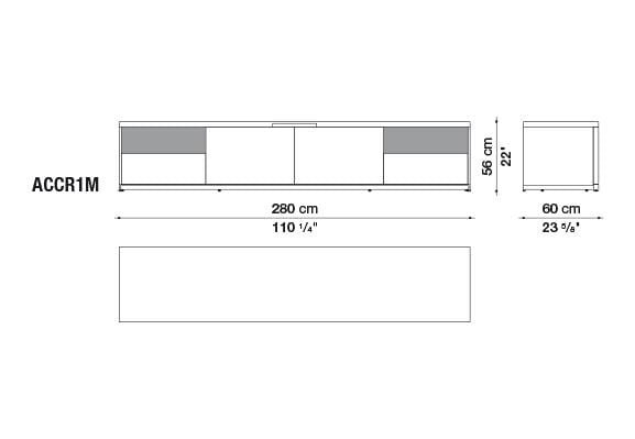 Mida Storage Unit | Maxalto | JANGEORGe Interior Design