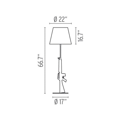 Guns Lounge - Dimmable Floor Lamp