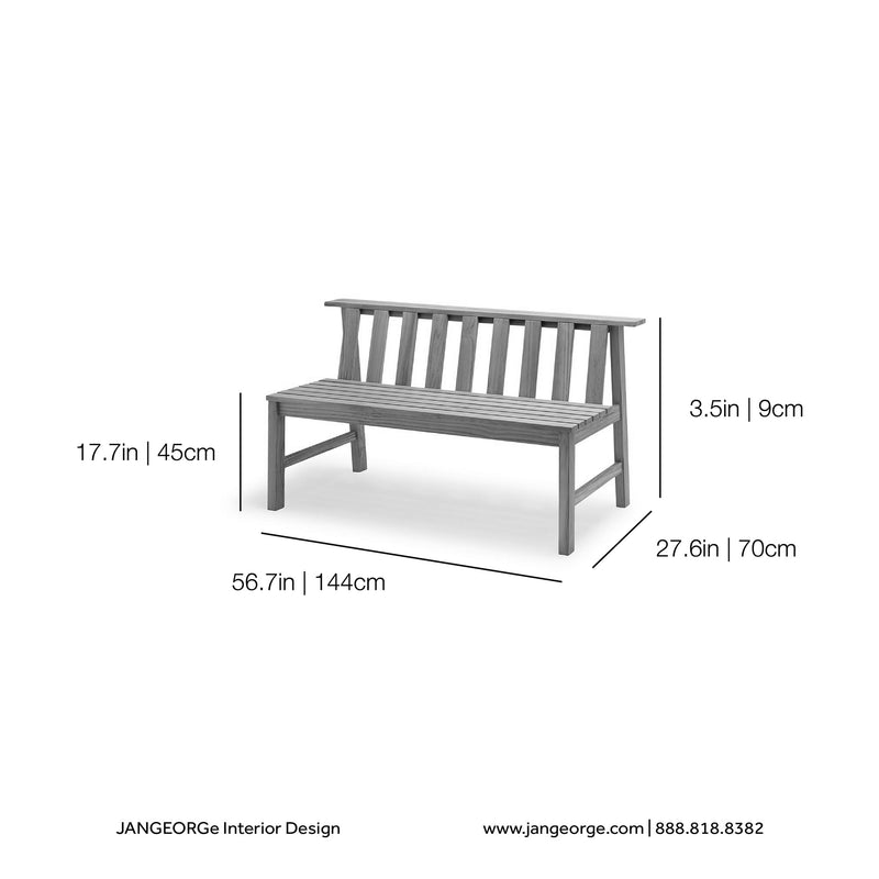 JANGEORGe Interiors & Furniture Skagerak Plank Bench