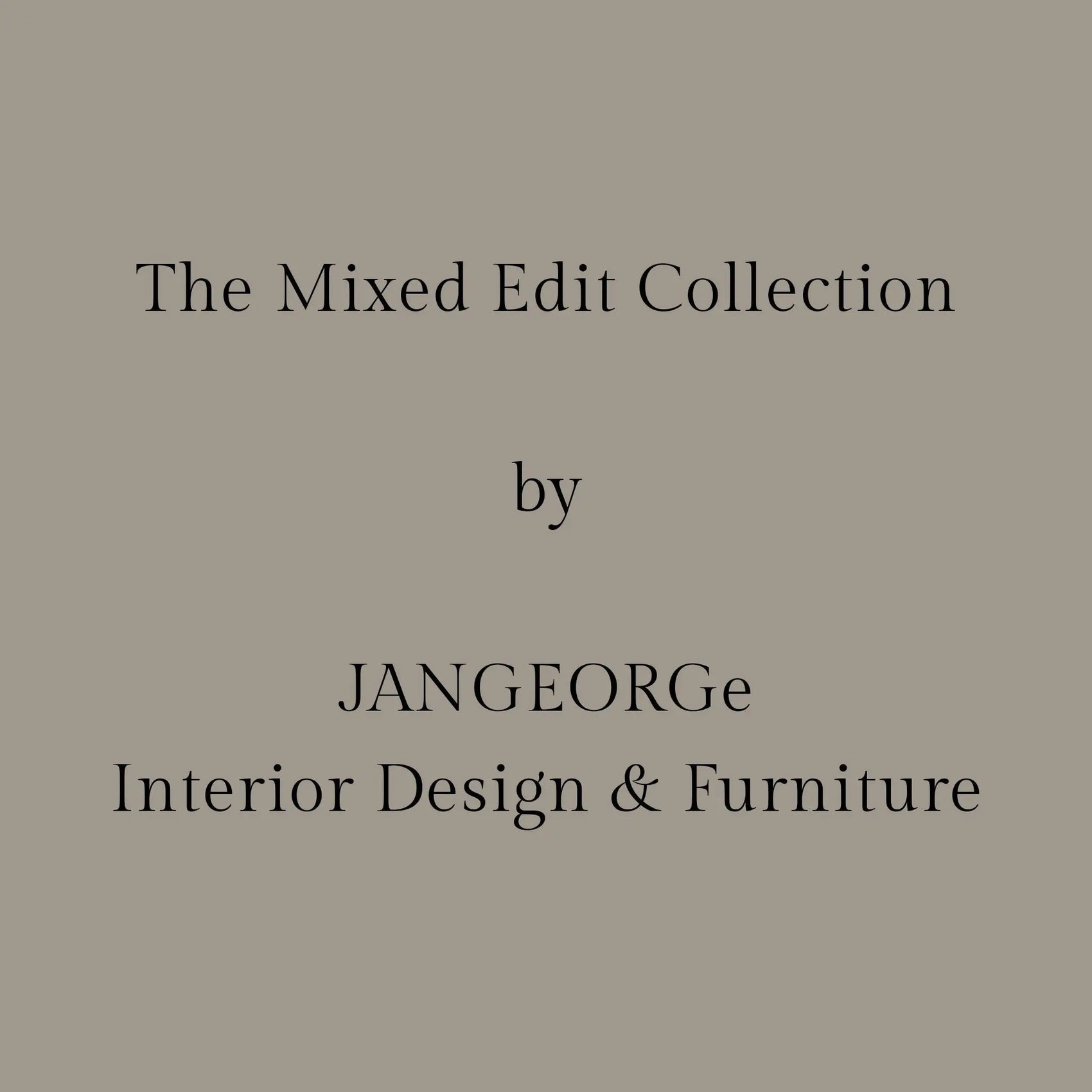 JANGEORGe Mixed Edit Collection