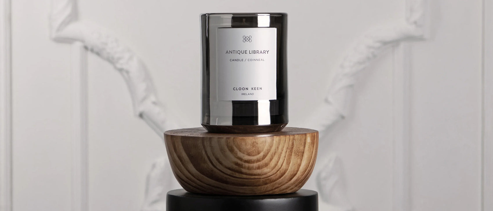 Cloon Keen Antique Library Candle - Hand Poured in Galway, Ireland