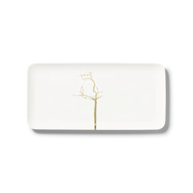 Golden Forest - Rectangular Platter Gold Dibbern
