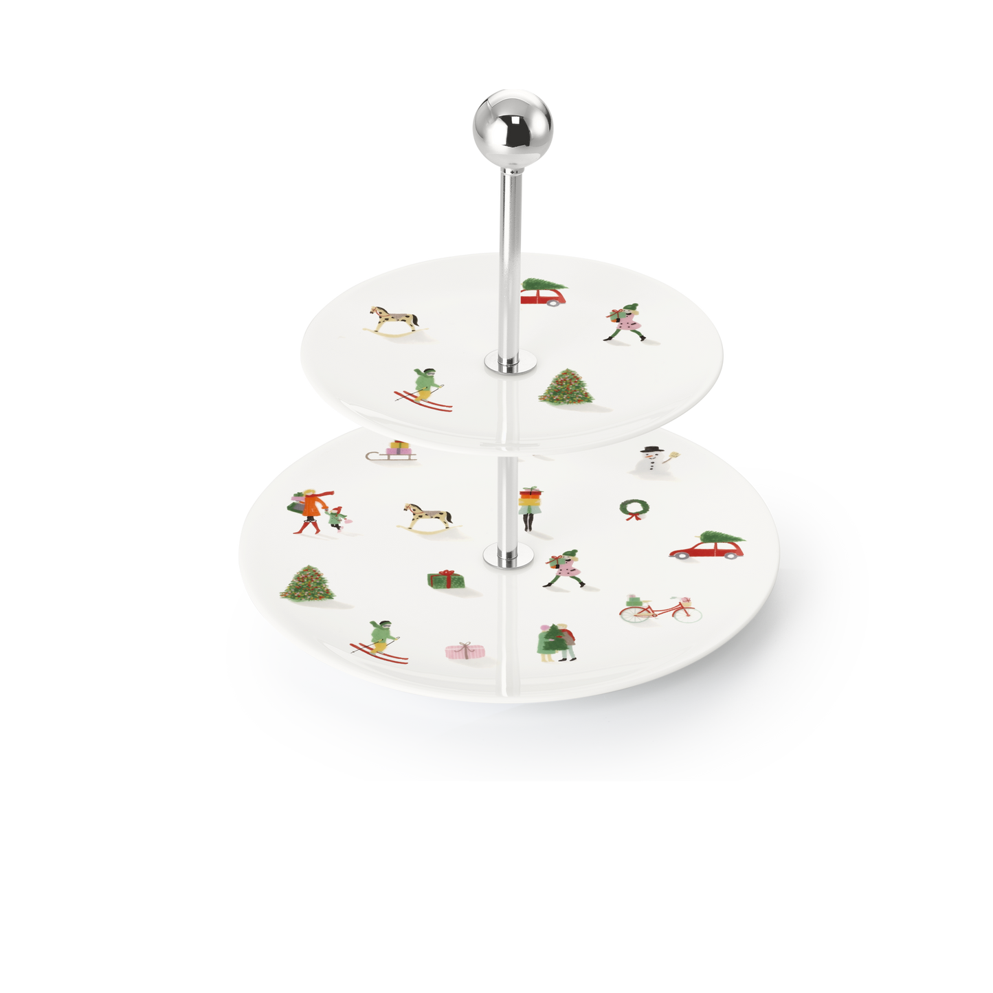 Noel - Cake Stand with Plate (21cm | 8.3in Ø)