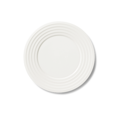 Fine Bone - Relief, Dessert Plate White 11in | 28cm (Ø)