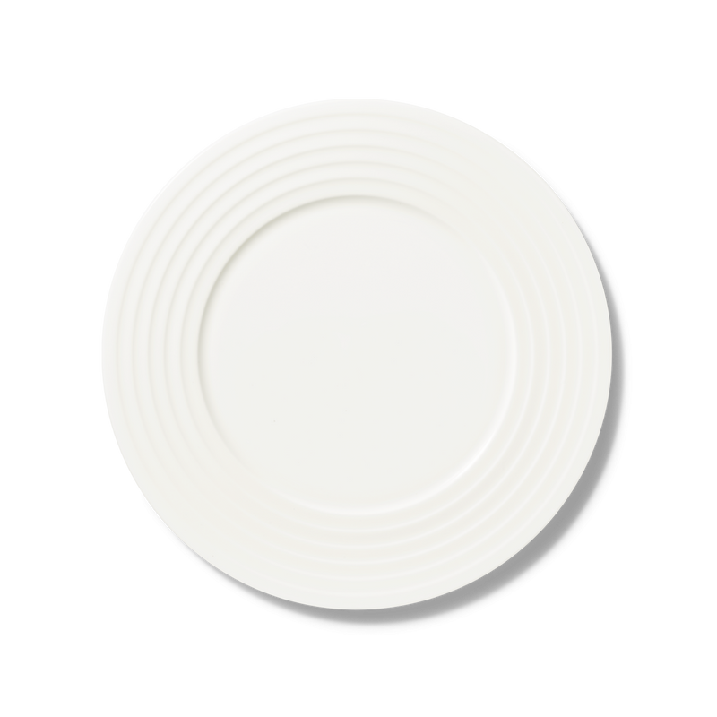 Fine Bone - Relief, Dessert Plate White 11in | 28cm (Ø)