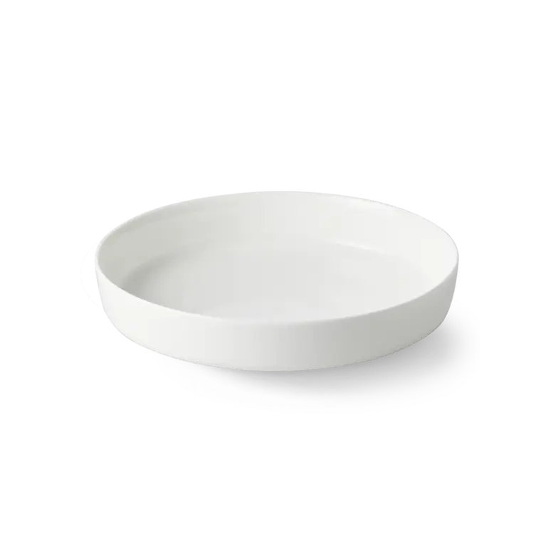 Dibbern Juno Pasta Plate, fine bone china plate handcrafted in Germany, timeless and contemporary.