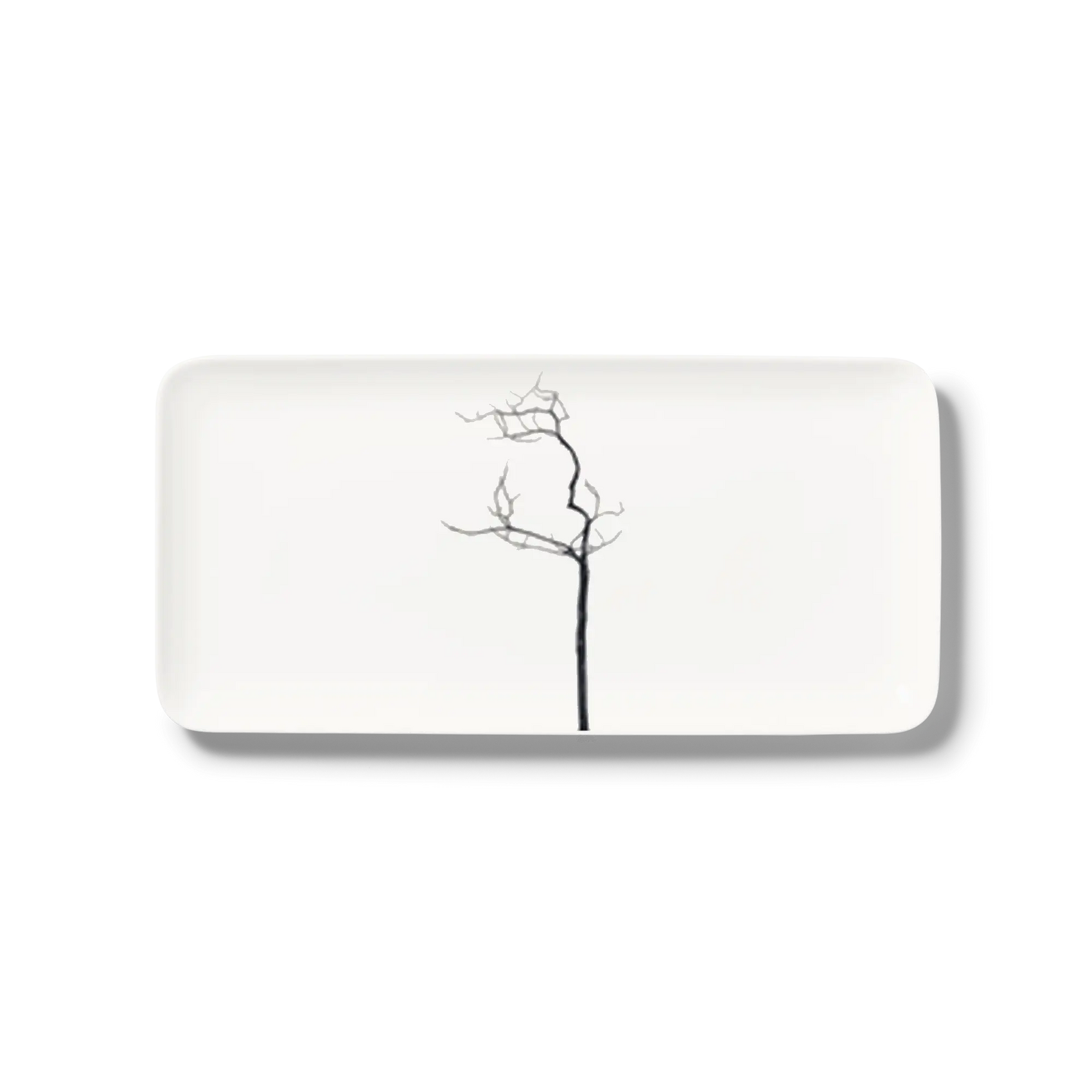 Black Forest - Rectangular Platter Black 5.9x12.6in | 15x32cm Dibbern
