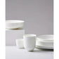 Dibbern Juno Salad Bowl, German fine bone china bowl with smooth white surface and modern silhouette.