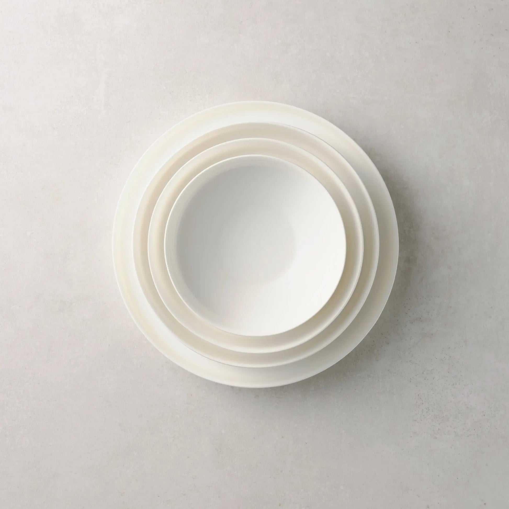 Dibbern Juno Dinner Plate, German fine bone china with smooth white finish and minimalist design.