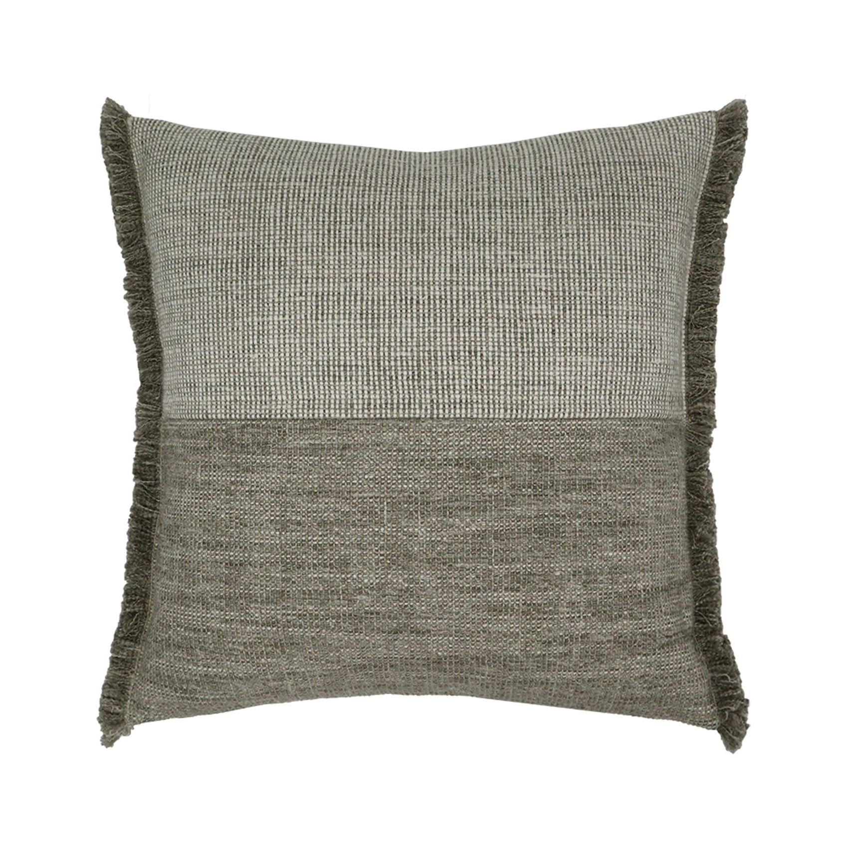 Forage Cloth Cushion with Fringing