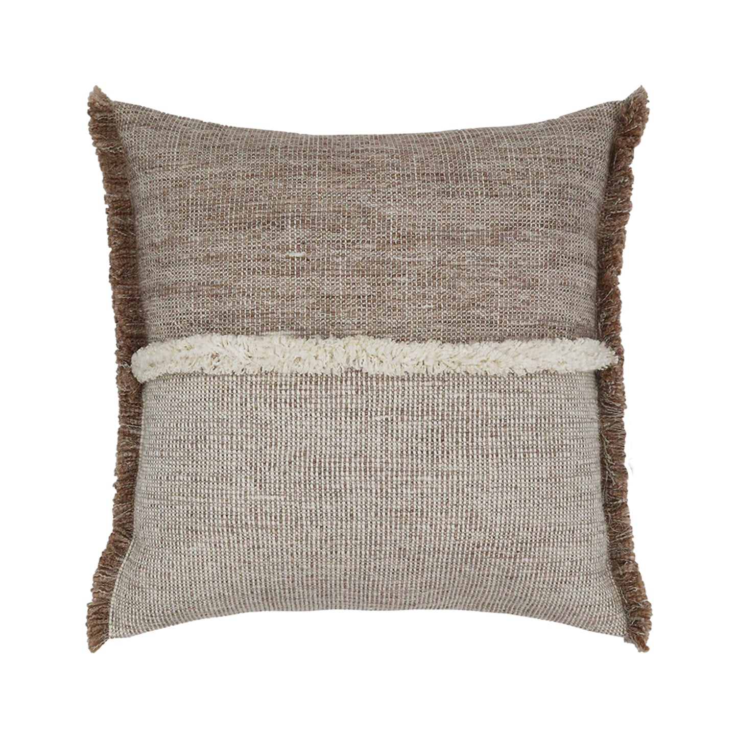 Forage Cloth Cushion with Fringing