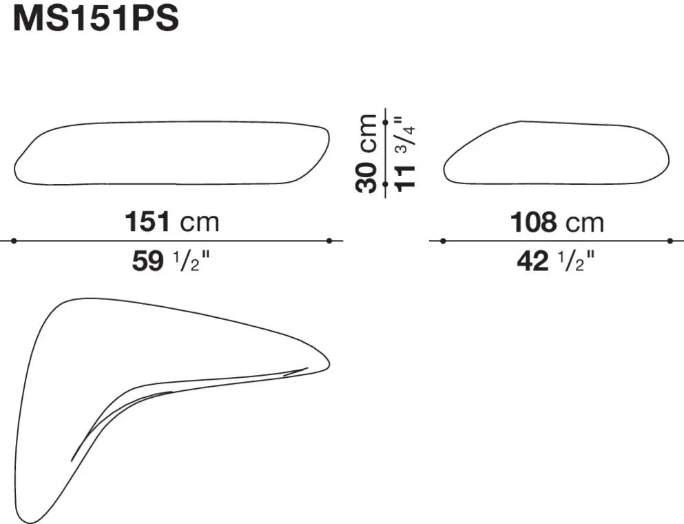 Moon System - Ottoman (MS151PS) B&B Italia