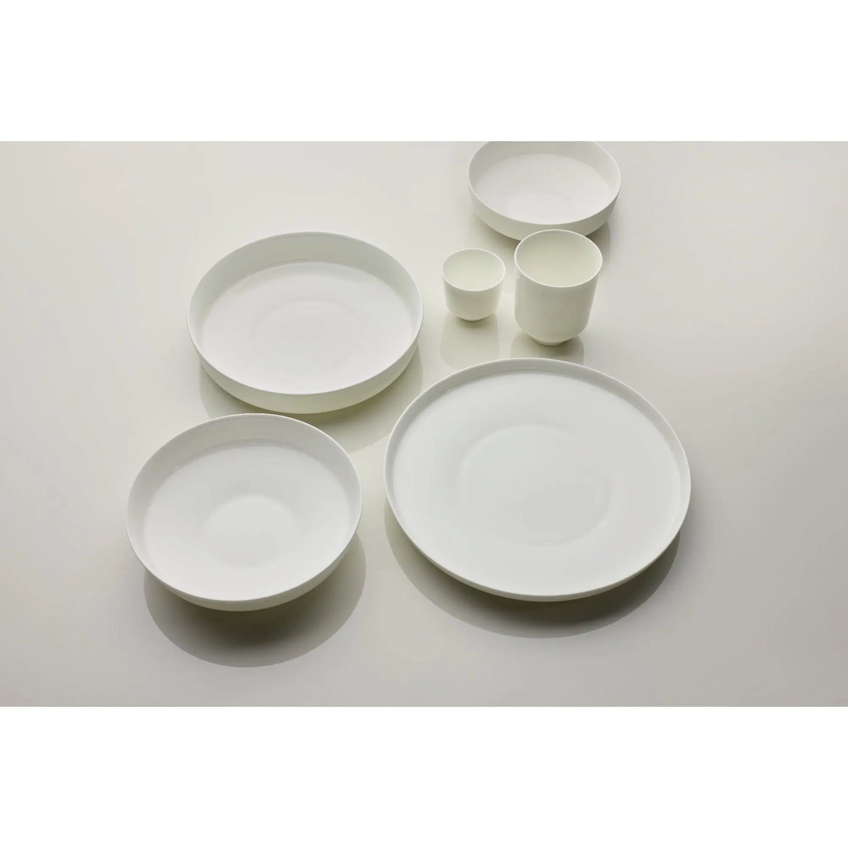 Dibbern Juno Dinner Plate, German fine bone china with smooth white finish and minimalist design.