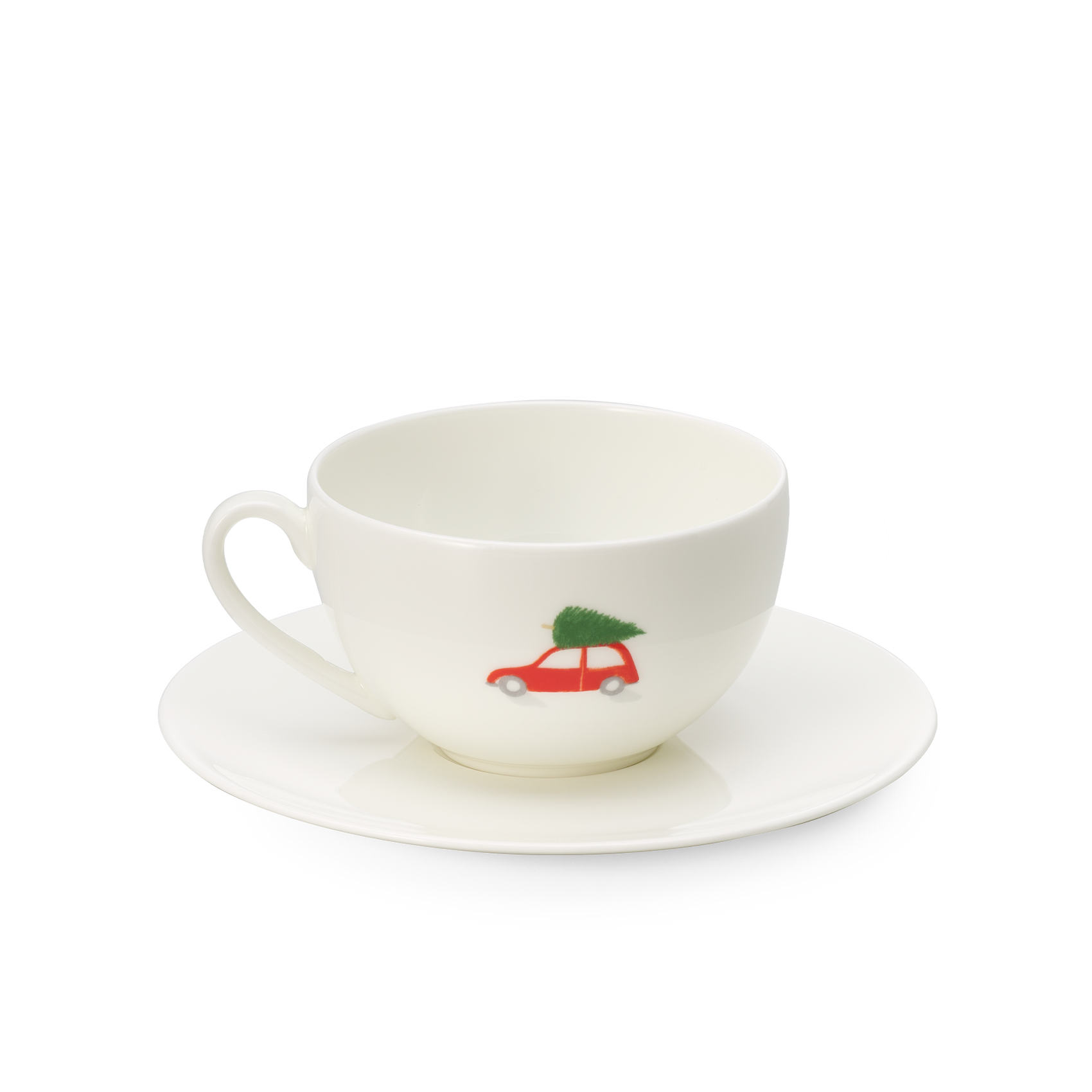Noël - Set - Coffee Cup 8.4 FL OZ | 0.25L and Coffee Saucer (1 Pattern)