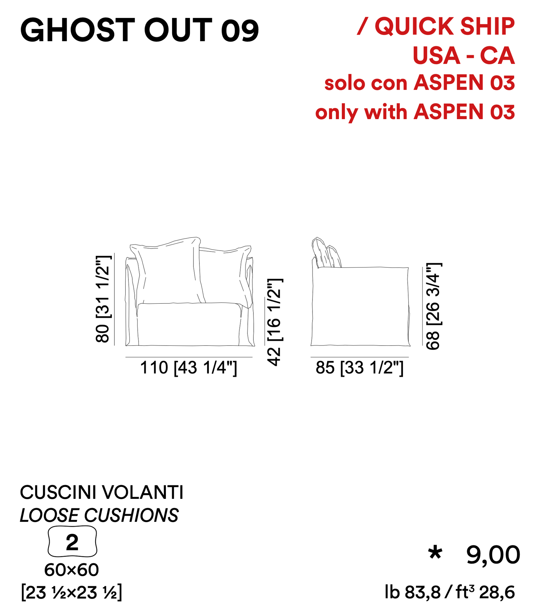 Ghost Out 09 - Outdoor Loveseat