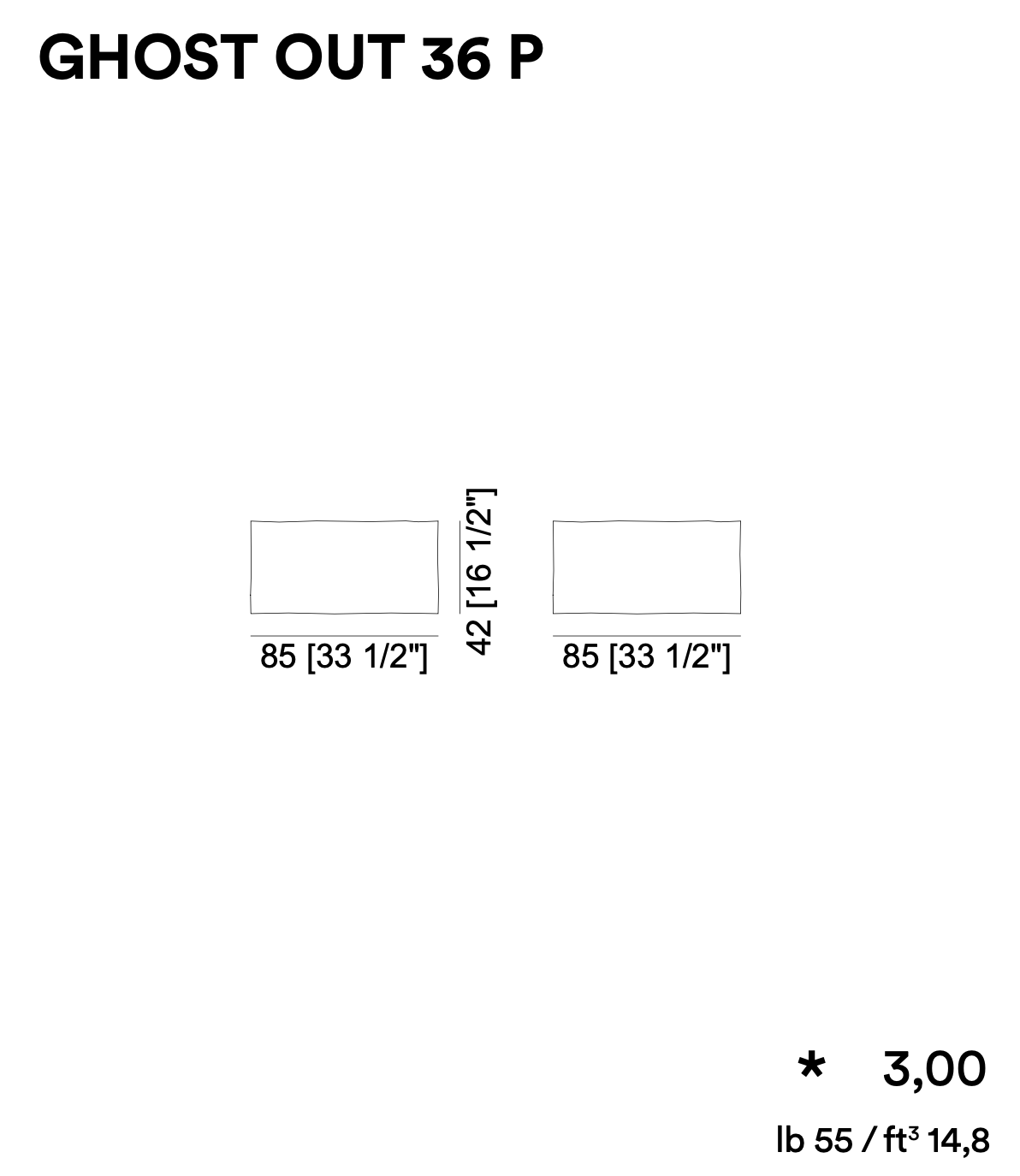 Ghost Out 36P - Modular Sofa