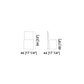 Ghost 23 - Dining Chair without Arms