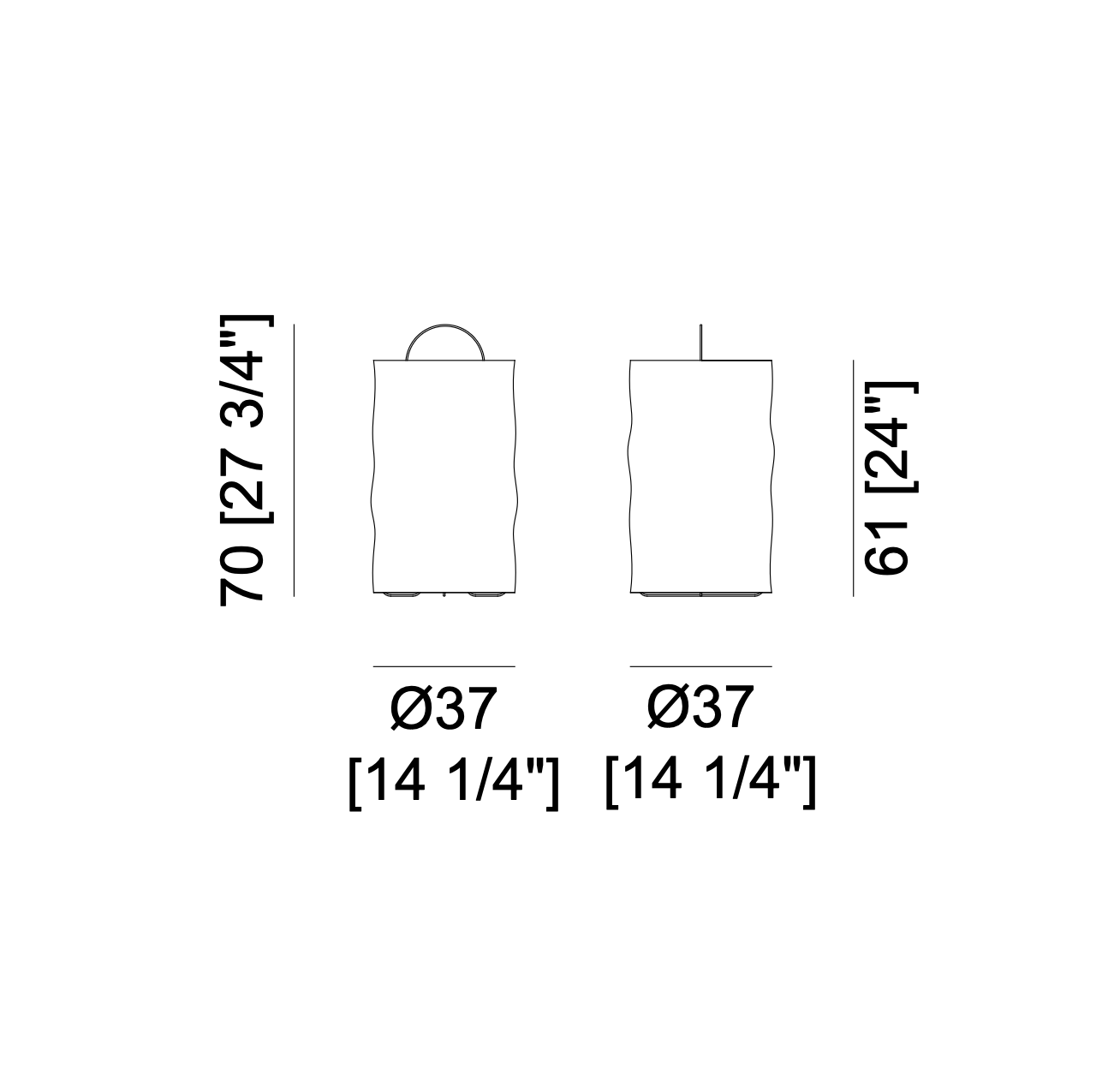 Ripple 195 Outdoor Floor Lamp by Gervasoni