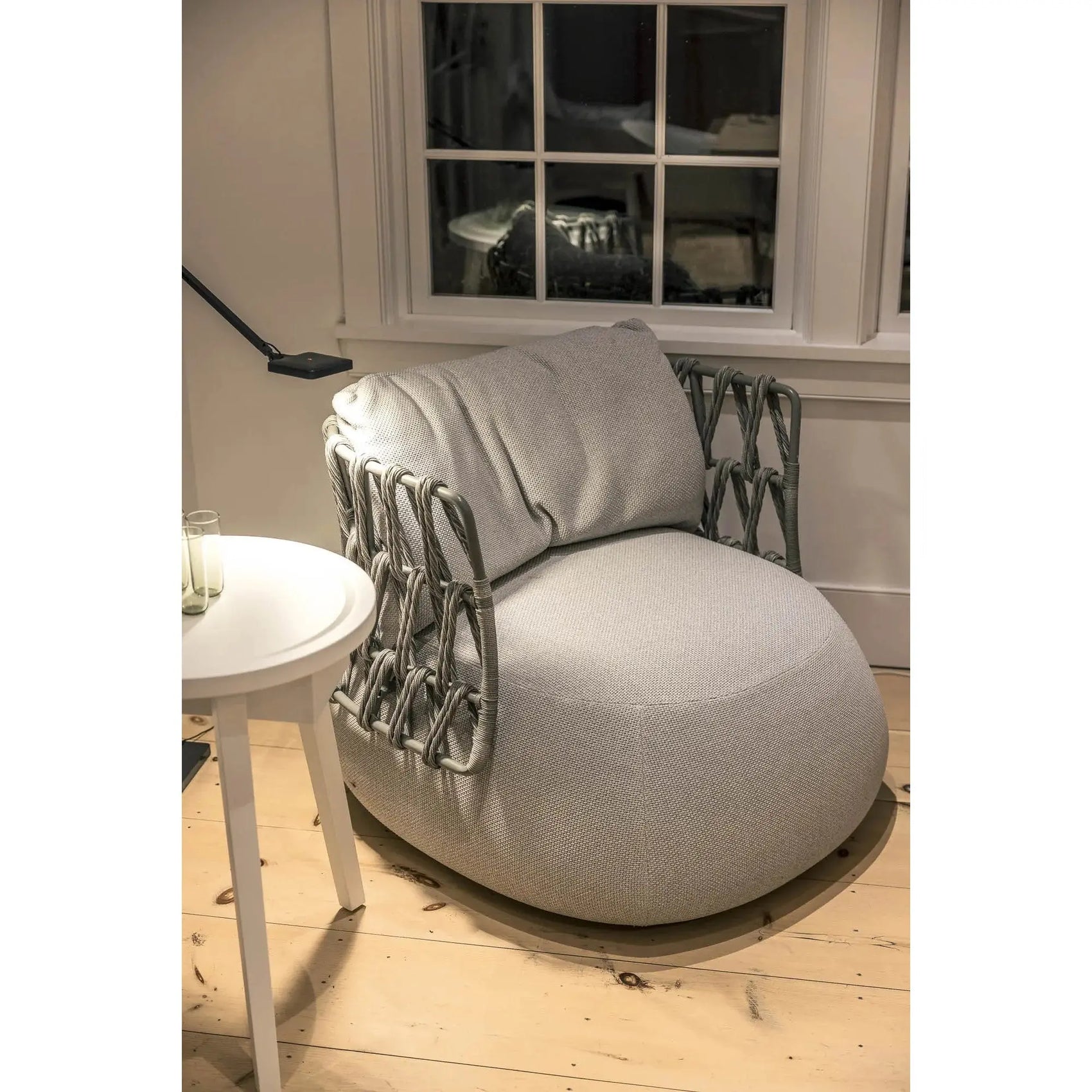 Fat-Sofa Outdoor - Floor Model - Armchair with low back 95cm (FA91B) (Sag Harbor, NY) - JANGEORGe Interiors & Furniture