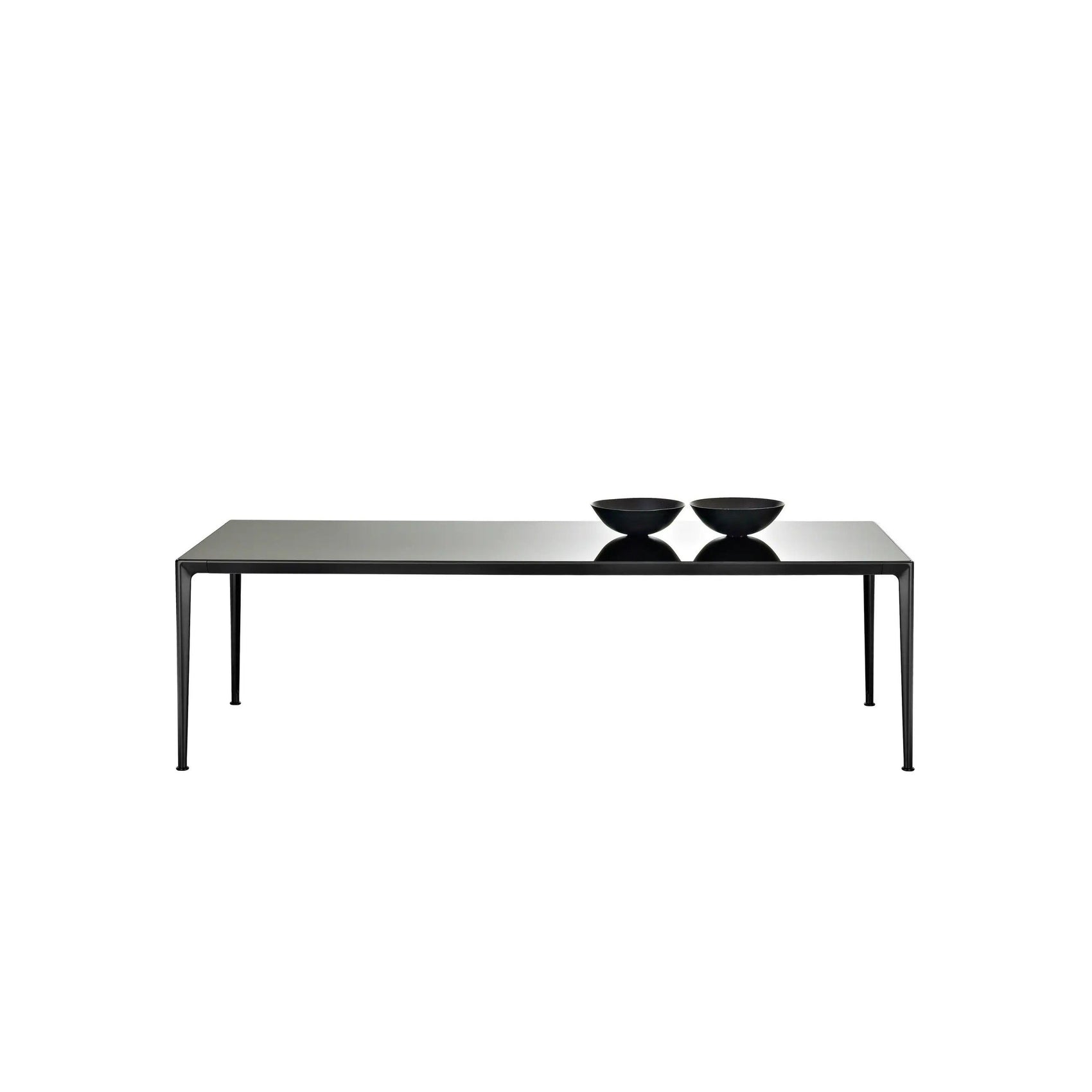 Mirto - Rectangular Table 160cm with Pewter Painted Frame (IMT160_E)