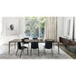 Mirto - Rectangular Table 160cm with Pewter Painted Frame (IMT160_E)