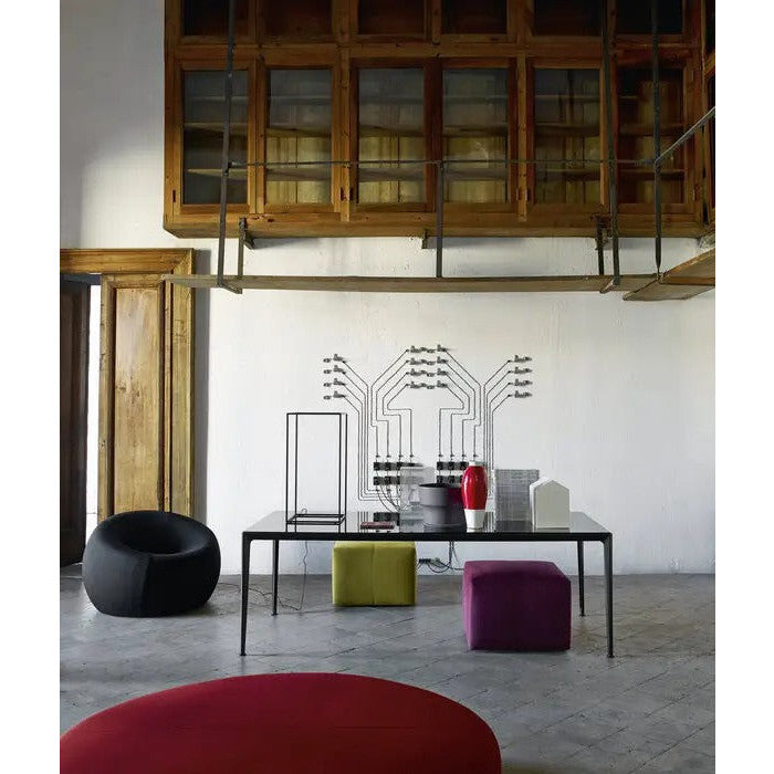 Mirto - Rectangular Table 160cm with Pewter Painted Frame (IMT160_E)