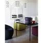 Mirto - Rectangular Table 160cm with Pewter Painted Frame (IMT160_E)