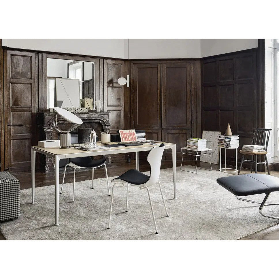 Mirto - Rectangular Table 160cm with Pewter Painted Frame (IMT160_E)