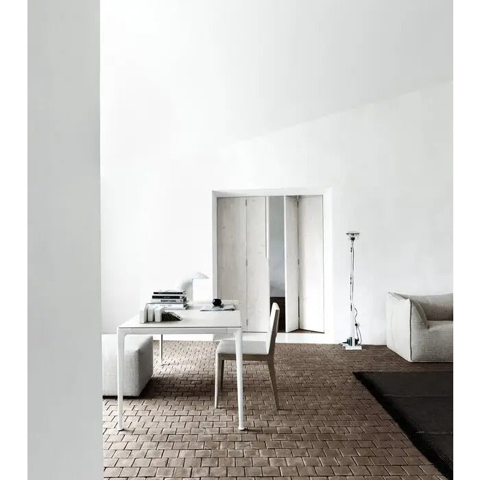 Mirto - Rectangular Table 160cm with Pewter Painted Frame (IMT160_E)