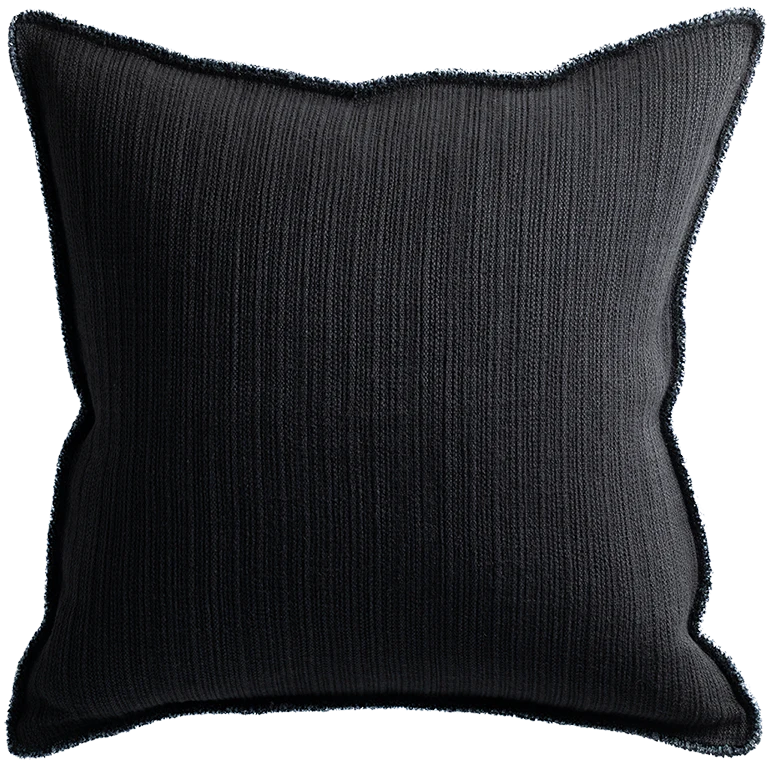 Bison Cushion with Fringe Detail