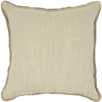 Bison Cushion with Fringe Detail