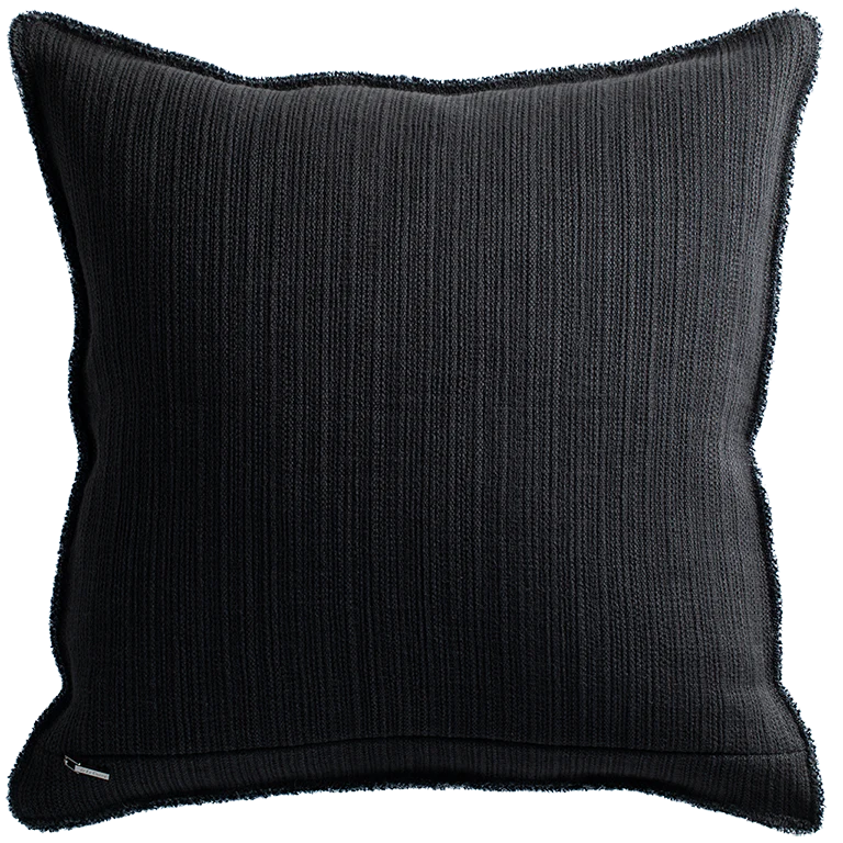 Bison Cushion with Fringe Detail