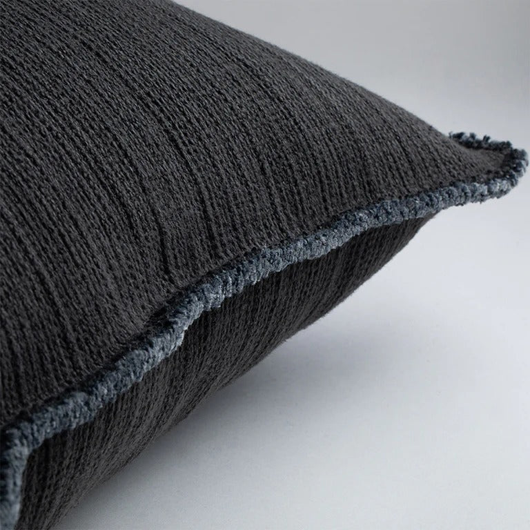 Bison Cushion with Fringe Detail