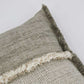 Forage Cloth Cushion with Fringing