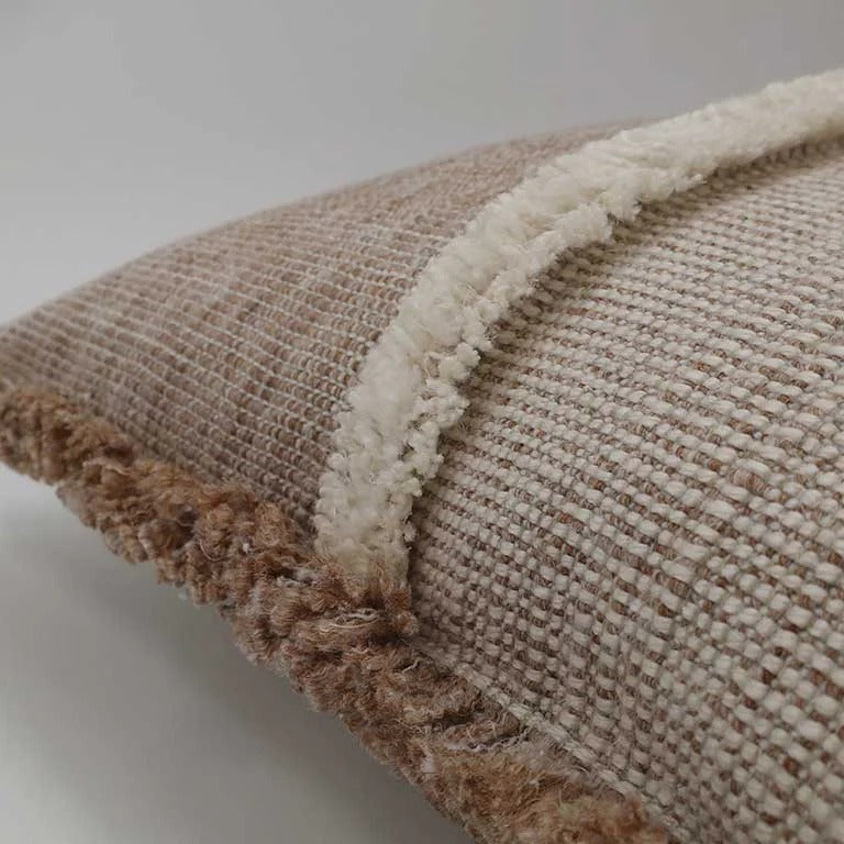Forage Cloth Cushion with Fringing