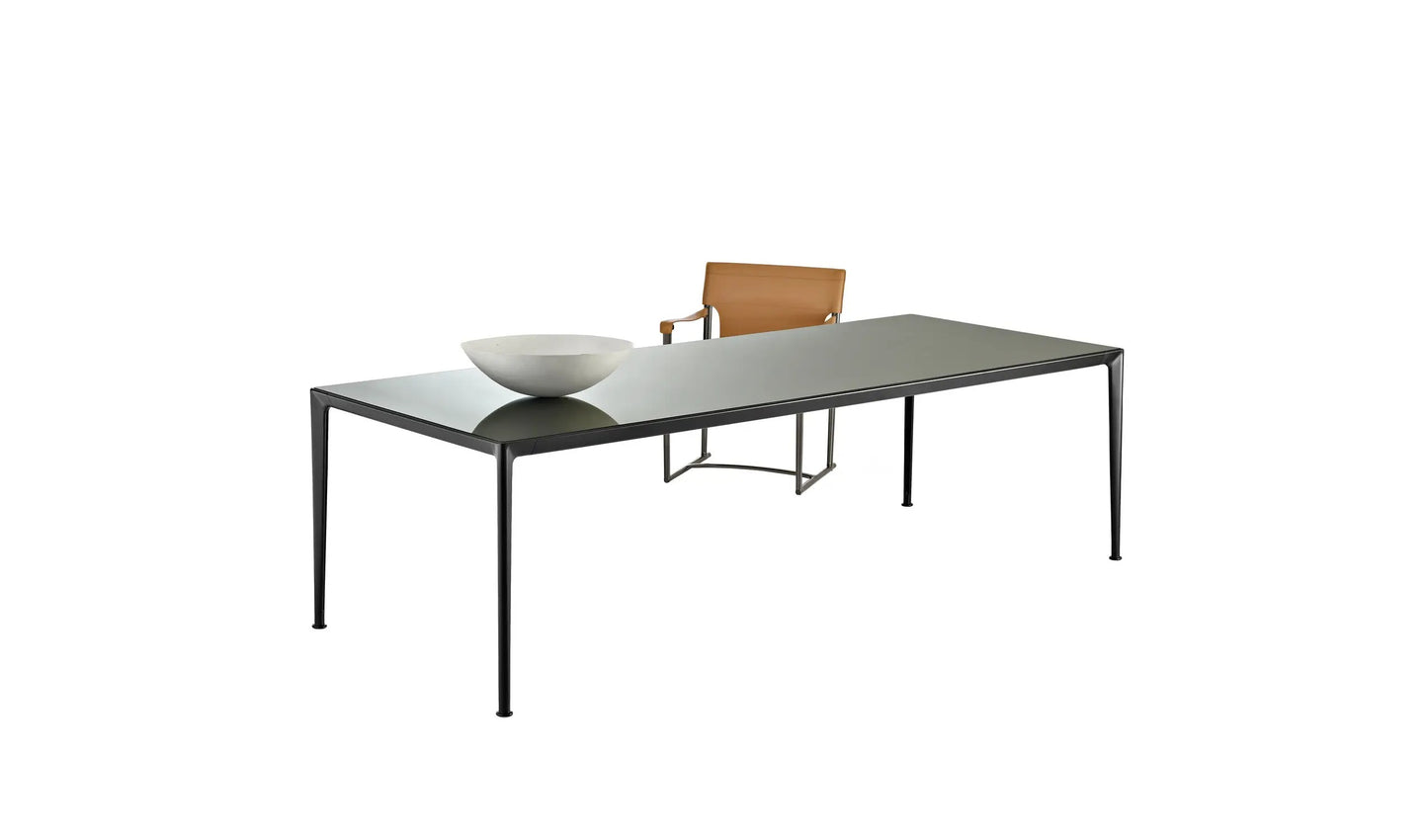 Mirto - Rectangular Table 160cm with Painted Black Chrome Frame (IMT160_C)