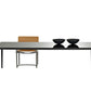 Mirto - Rectangular Table 160cm with Painted Black Chrome Frame (IMT160_C)