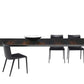 Mirto - Rectangular Table 160cm with Painted Black Chrome Frame (IMT160_C)