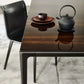 Mirto - Rectangular Table 160cm with Painted Black Chrome Frame (IMT160_C)