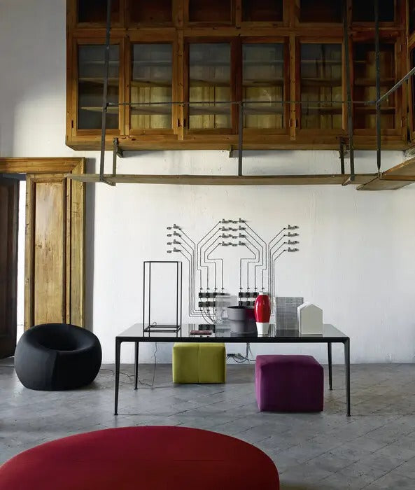 Mirto - Square Indoor Table 150cm with Painter Black Chrome Frame (IMT150Q_C)