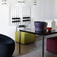 Mirto - Rectangular Table 160cm with Painted Black Chrome Frame (IMT160_C)