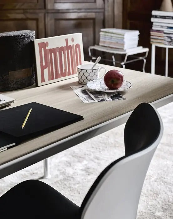 Mirto - Rectangular Table 160cm with Painted Black Chrome Frame (IMT160_C)