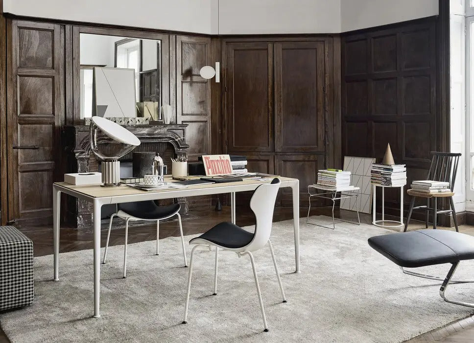 Mirto - Rectangular Table 160cm with Painted Black Chrome Frame (IMT160_C)