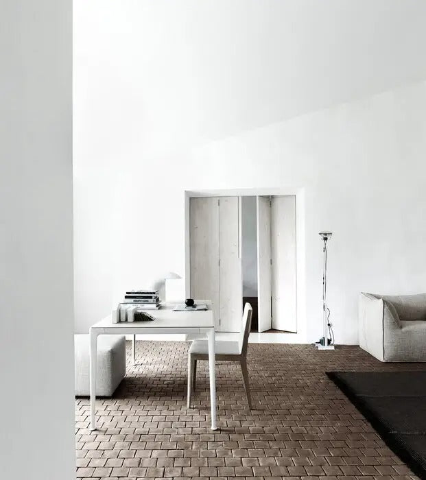 Mirto - Rectangular Table 160cm with Painted Black Chrome Frame (IMT160_C)