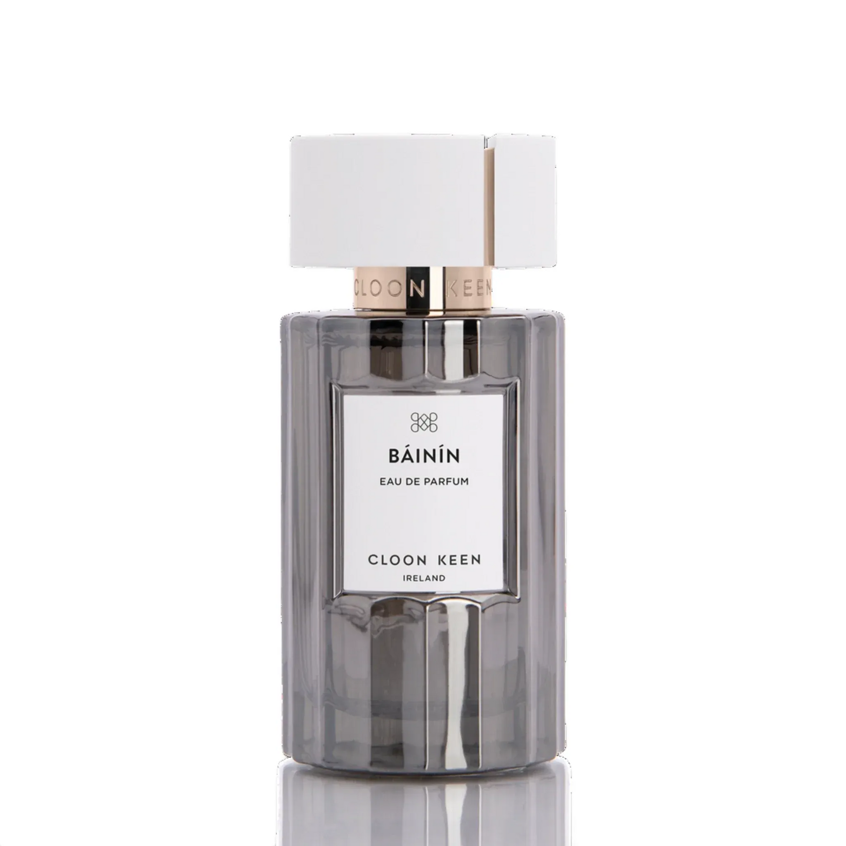 Báinín Eau de Parfum by Cloon Keen, product bottle photographed for JANGEORGe Interior Design & Furniture
